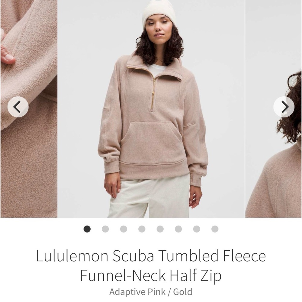 Lululemon oversized funnel neck fleece